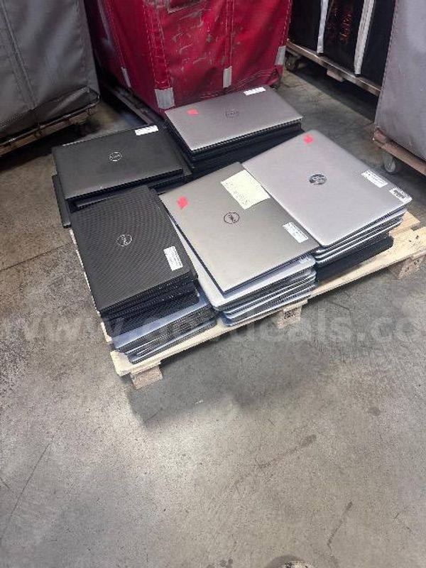 Lot of 50 Laptop Computers - Dell Latitude, Precision and HP EliteBook
