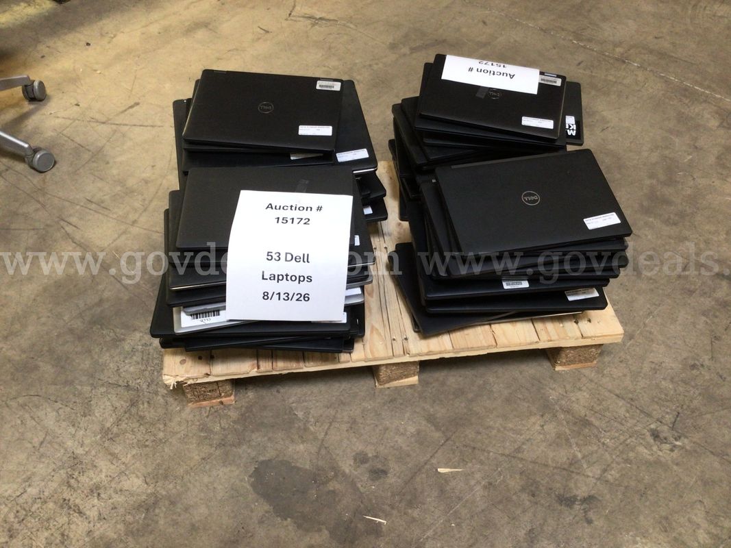 Lot of 53 Dell Laptops