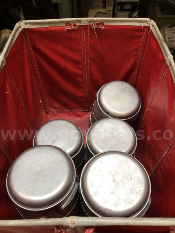 Lot of Five (5) Milk Cans
