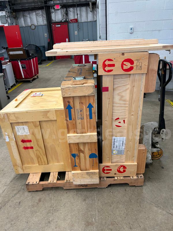 Lot of Three (3) Heavy Duty Wood Shipping/Storage Creates