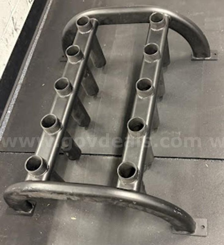 Lot 1 Perform Better Olympic Bar Storage Rack