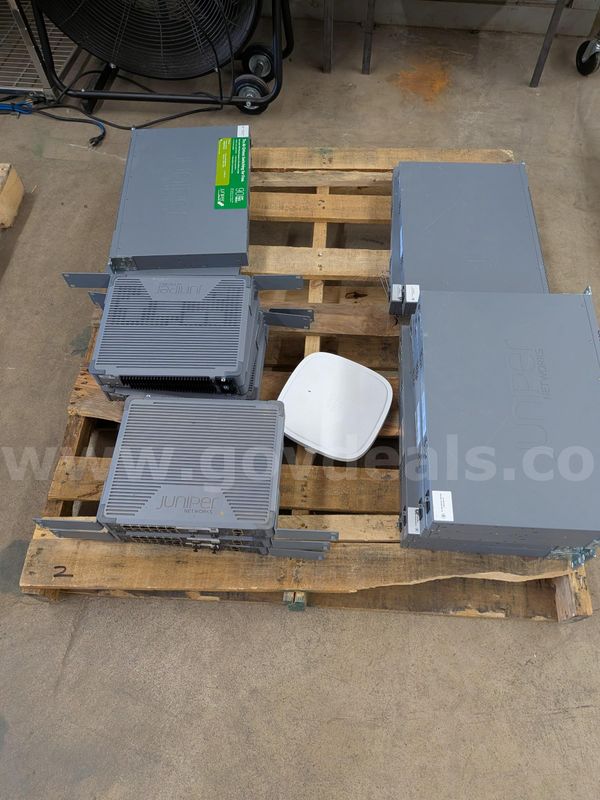 I Pallet Of Used Computer Related Surplus Marked K Single. Sold As Is. Look The Pics Over Carefully.