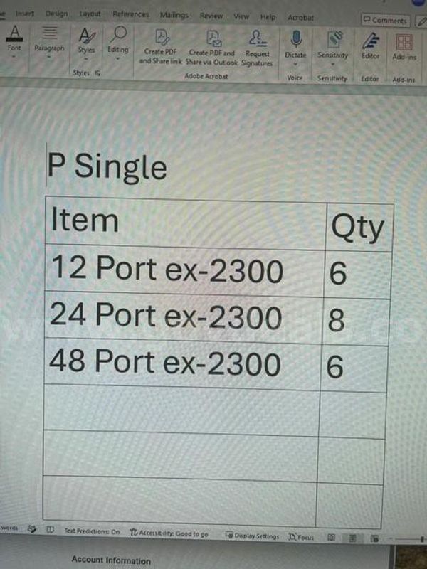 1 SINGLE PALLET SERVERS MARKED P