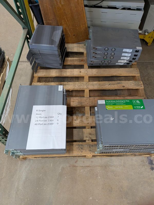 1 SINGLE PALLET SERVERS MARKED R