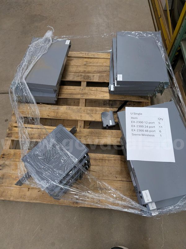 1 SINGLE PALLET USED SERVERS MARKED U