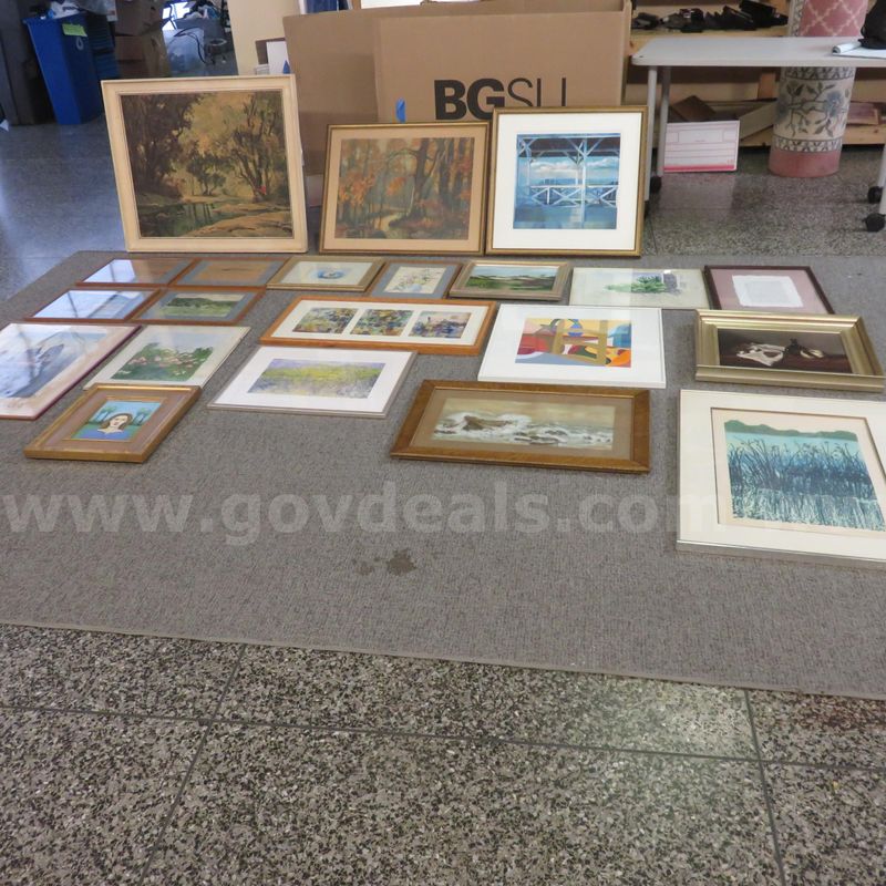 Vintage Framed Art - Lot of 21 pc.