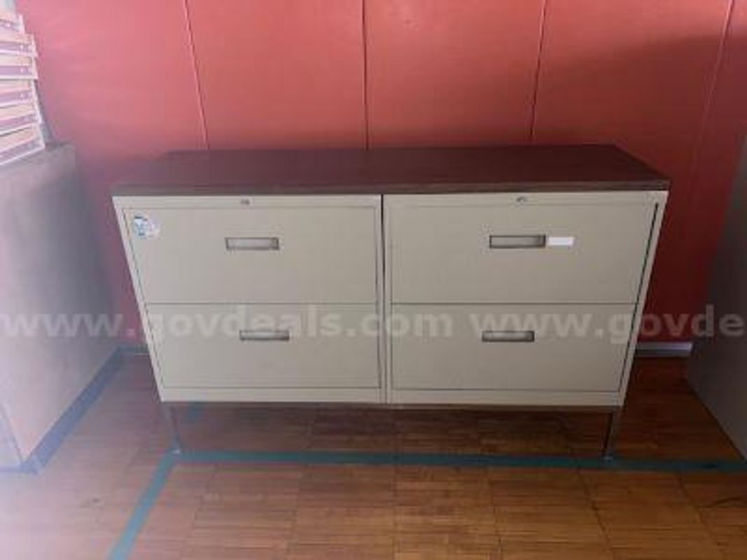 Four drawer lateral filing cabinet