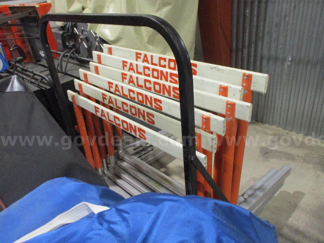 Track & Field Hurdles with Storage/Transport Cart (Approx. 5 Hurdles)