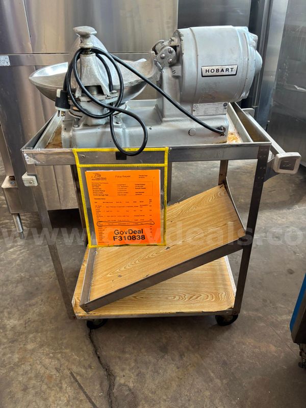 Food Processor Unrepairable, Sold As Is With Cart