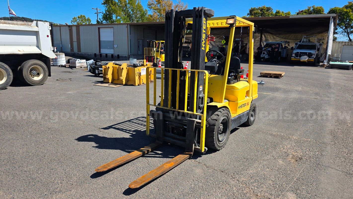 1999 Hyster H50XM 4900 lb Diesel Forklift