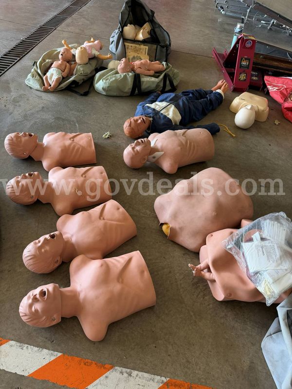 Lot of CPR/EMS Training Manikins