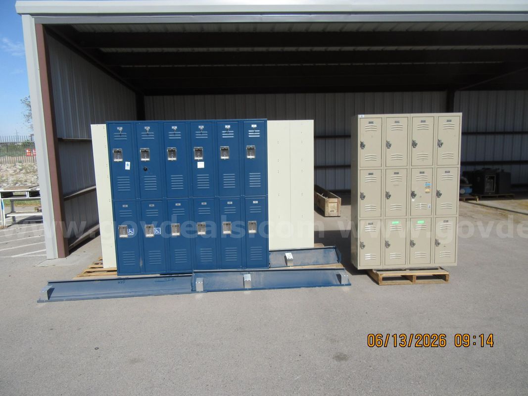 Lot of 3 Locker Sections