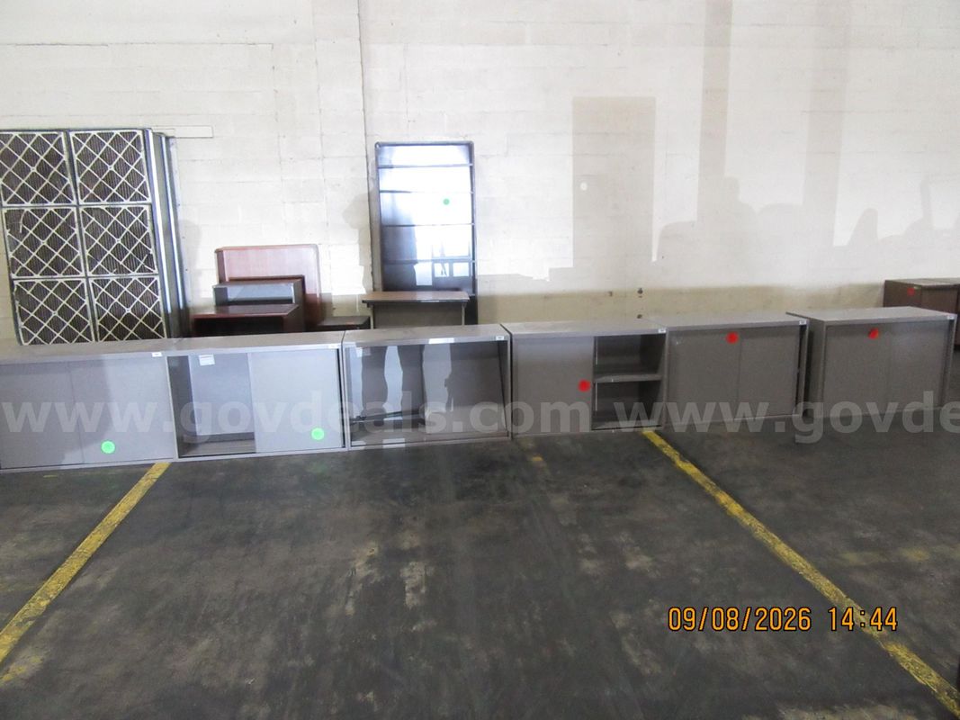 Lot of 6 Metal Storage Cabinets