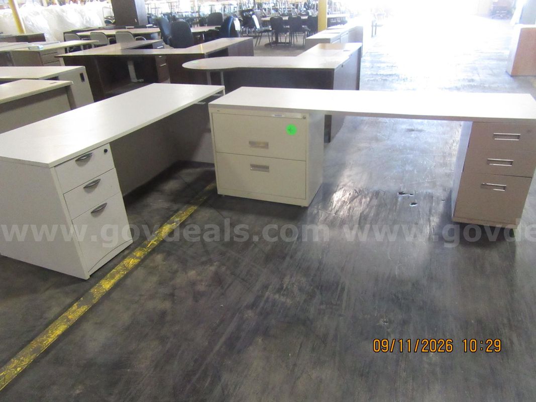 Lot of 2 Misc. Office Workstation Unit