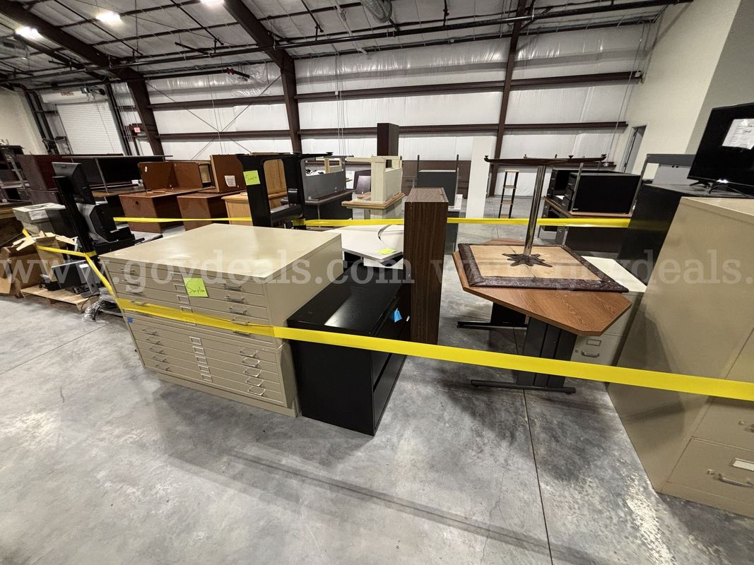 Misc. Items (Computer Screens, Shredders, Filing Cabinets, Control Boxes, Audio Equip. and much more