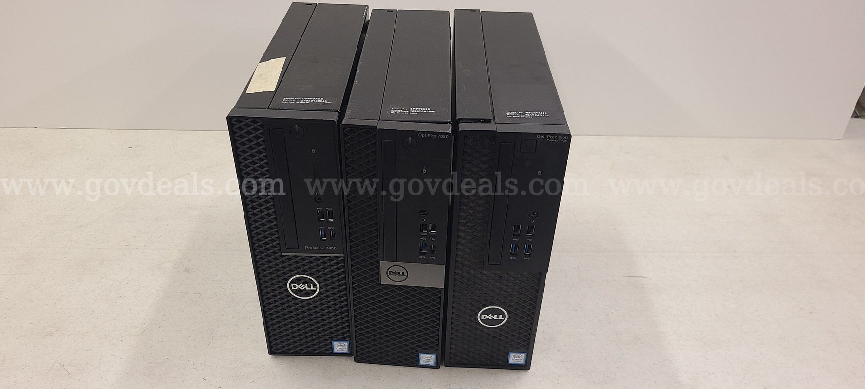 3 Dell Desktops