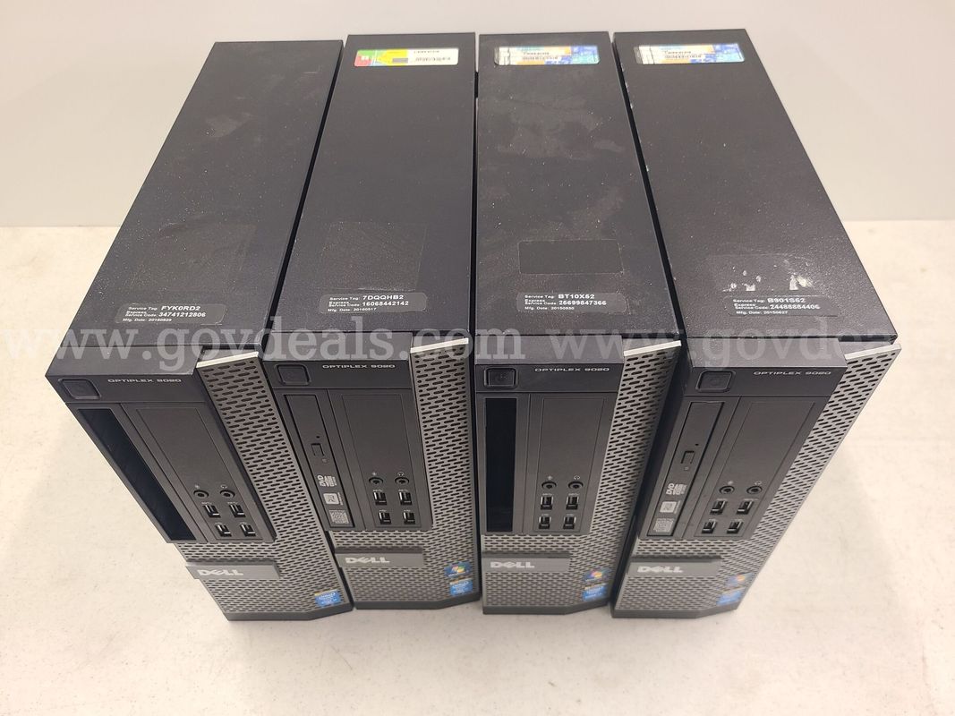 4 Dell Desktops