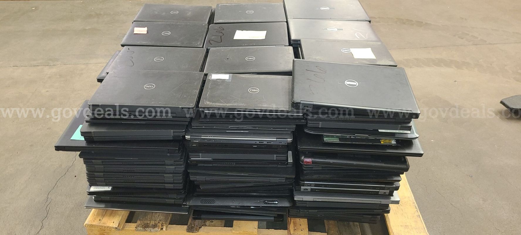 Pallet of 266 Assorted Laptops