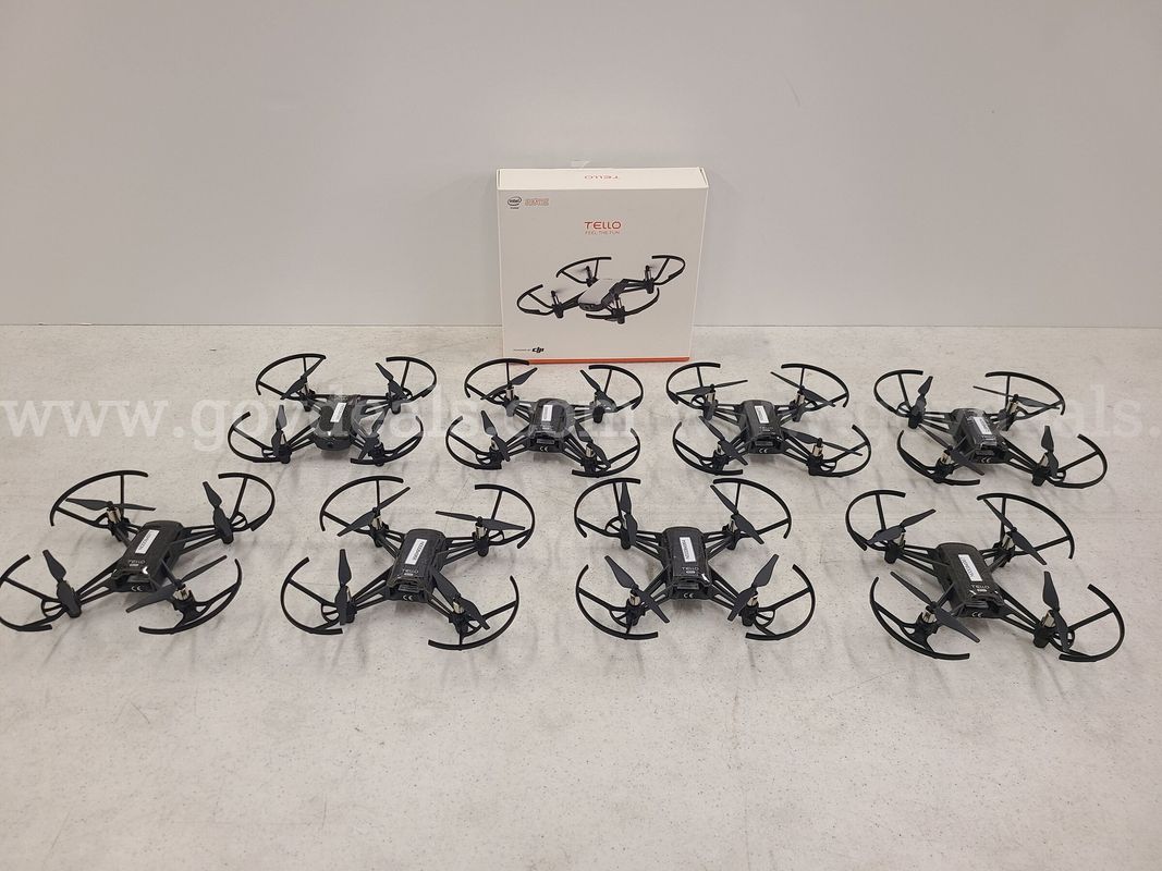 Lot of 8 Tello Drones
