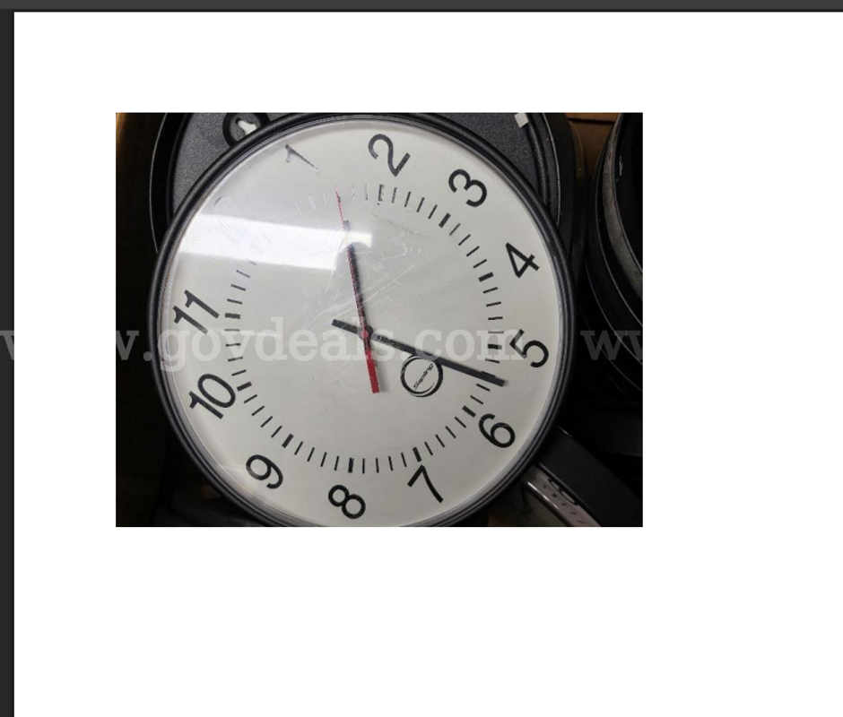 Lot of 35 Sapling / Bogen 12" SAM Series 24V Wired Synchronous Clocks