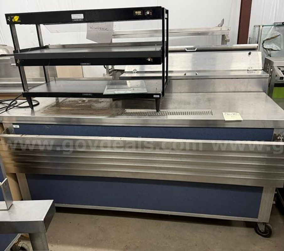 Commercial Serving Table Blue (1) Must Pick Up Quick!