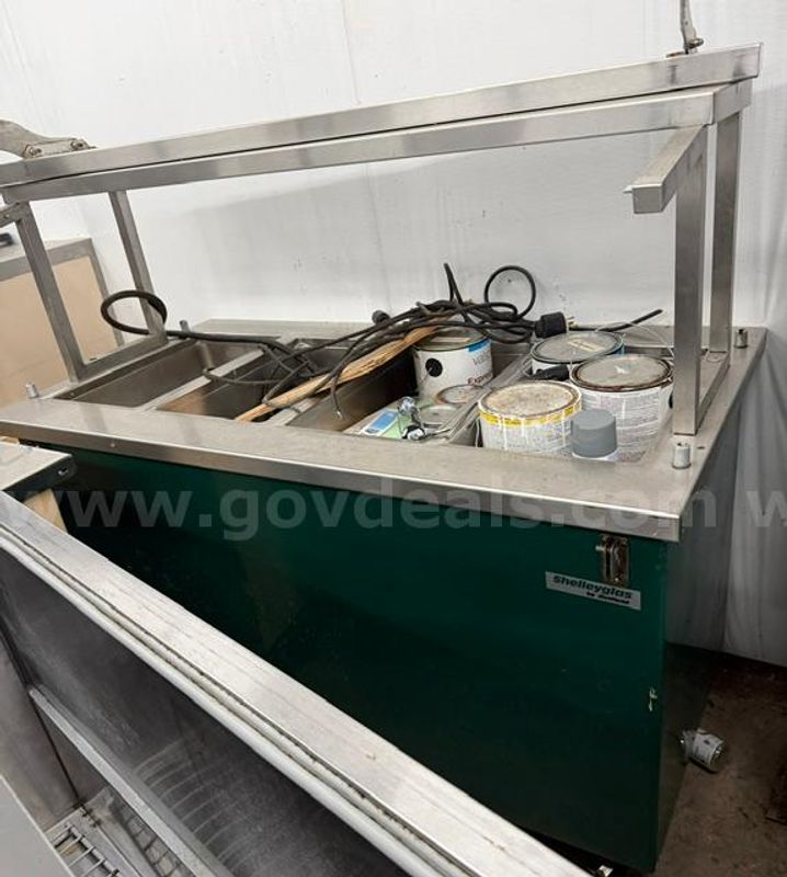 Shelleyglas Commercial Serving Table (1) Must Pick Up Quick!
