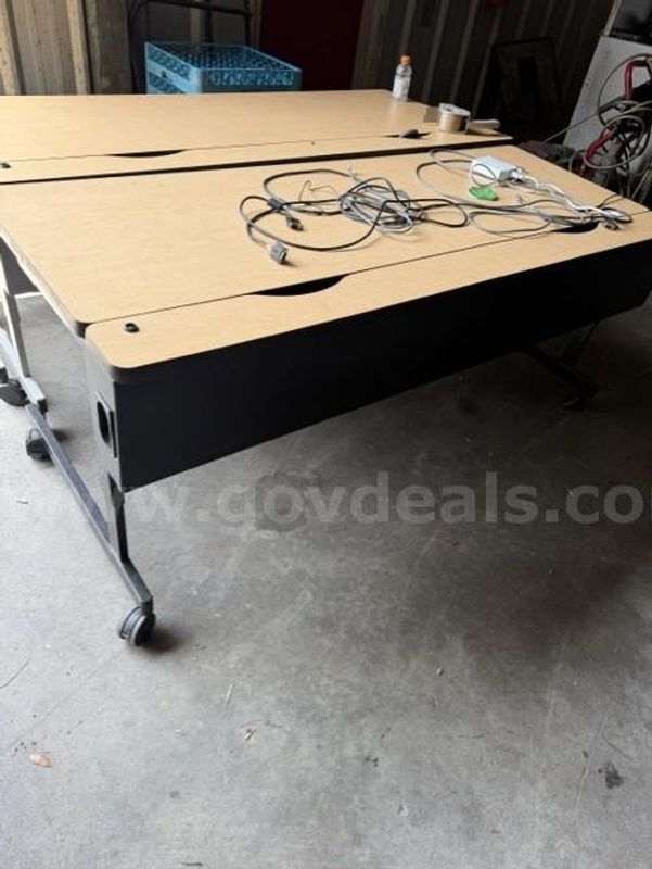 Computer Tables on Wheels (7). Must Be Picked Up Quick!