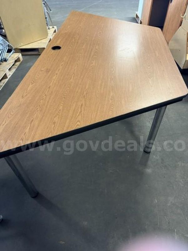 Large Trapezoid Tables (2). Must Be Picked Up Quick!