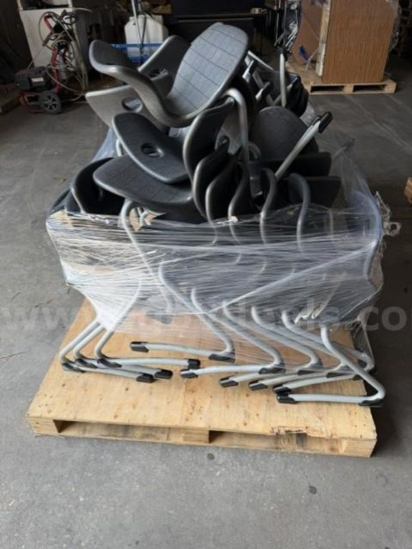 Lot # 1 Pallet of Gray 14" Chairs (20). Must Be Picked Up Quick!