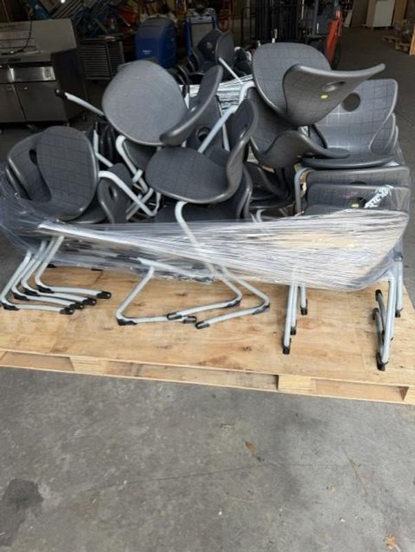 Lot # 2 Pallet of Gray 14" Chairs (20). Must Be Picked Up Quick!