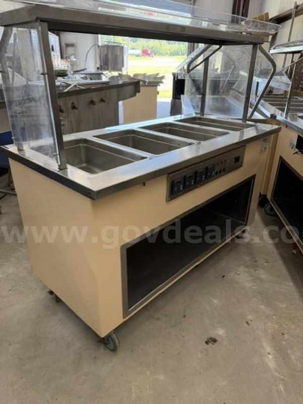 Commercial ColorPoint Steamer Serving Table (1) Must Pick Up Quick!