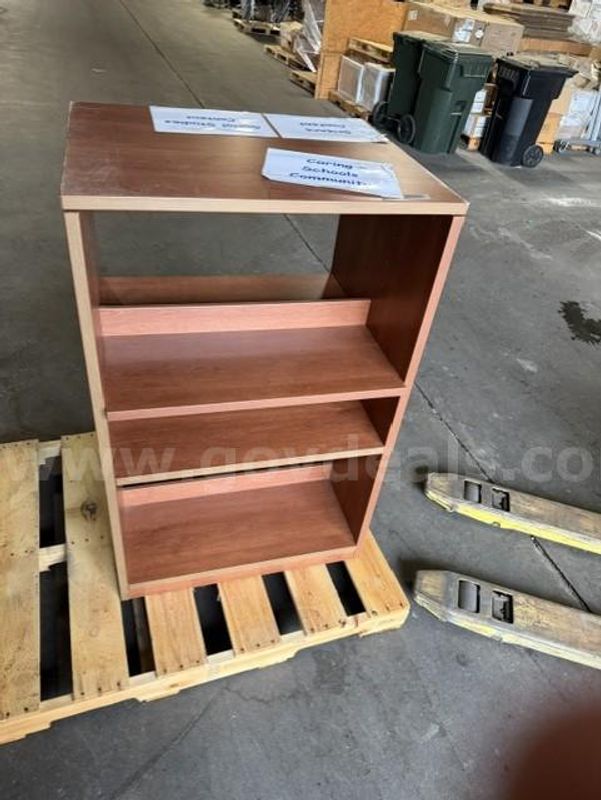 Double Side Wood Bookshelf (1). Must Be Picked Up Quick!