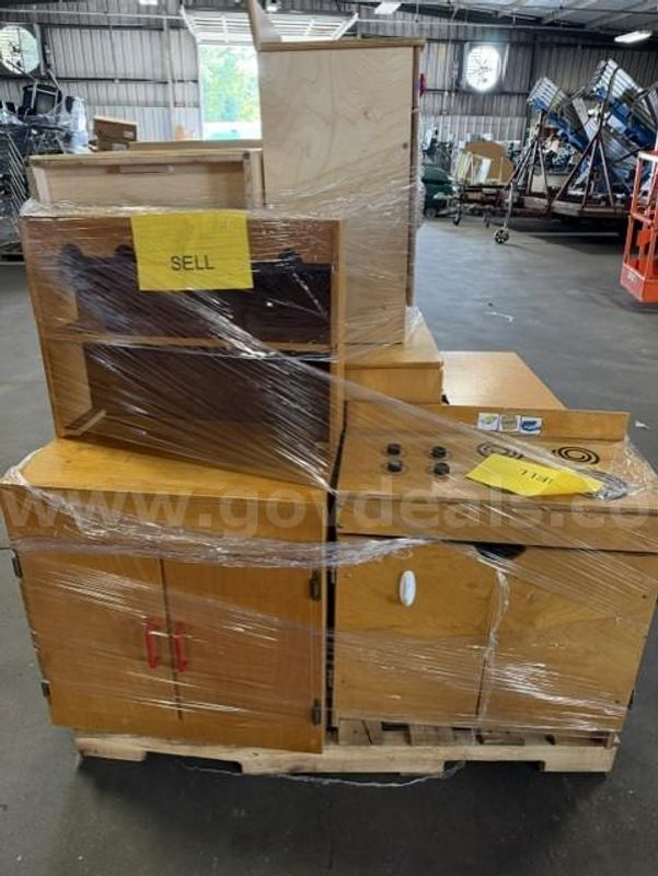 Lot 3 - Pallet of Misc. Wood Child Development Stuff. Must Be Picked Up Quick!