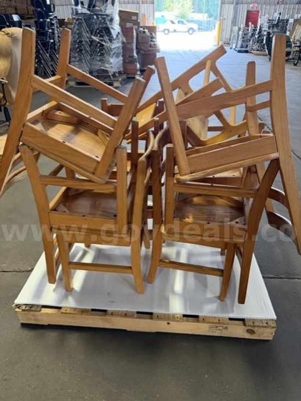 Lot 5 - Pallet of Misc. Wood Child Development Stuff. Must Be Picked Up Quick!