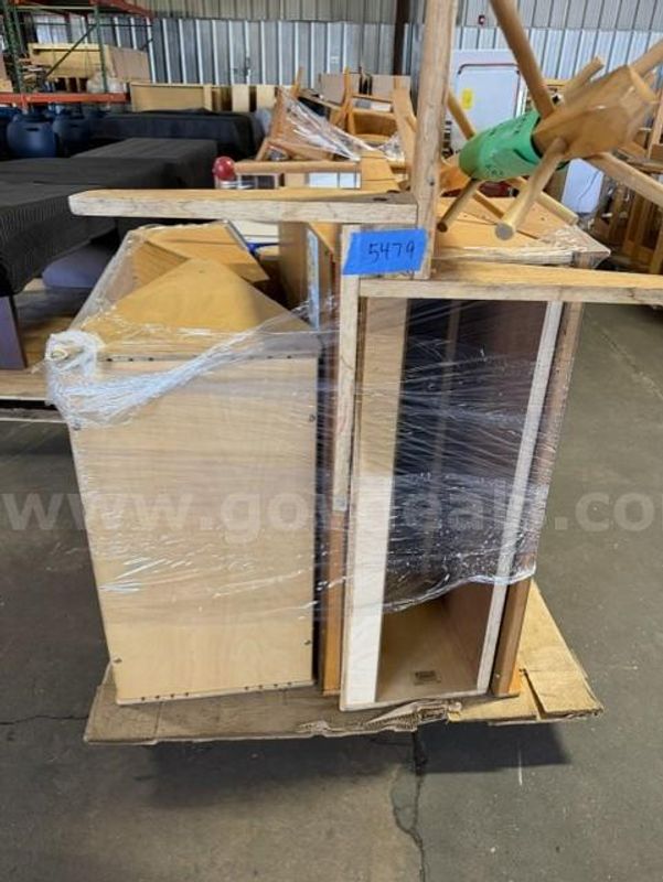 Lot 10 - Pallet of Misc. Wood Child Development Stuff. Must Be Picked Up Quick!
