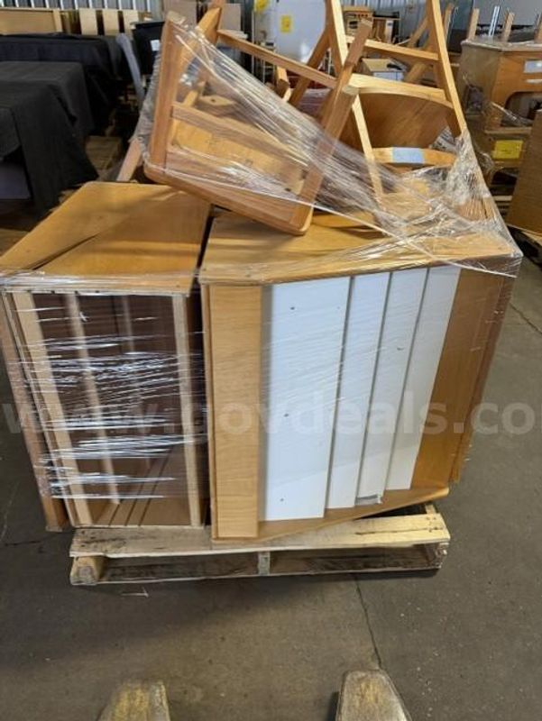 Lot 11 - Pallet of Misc. Wood Child Development Stuff. Must Be Picked Up Quick!