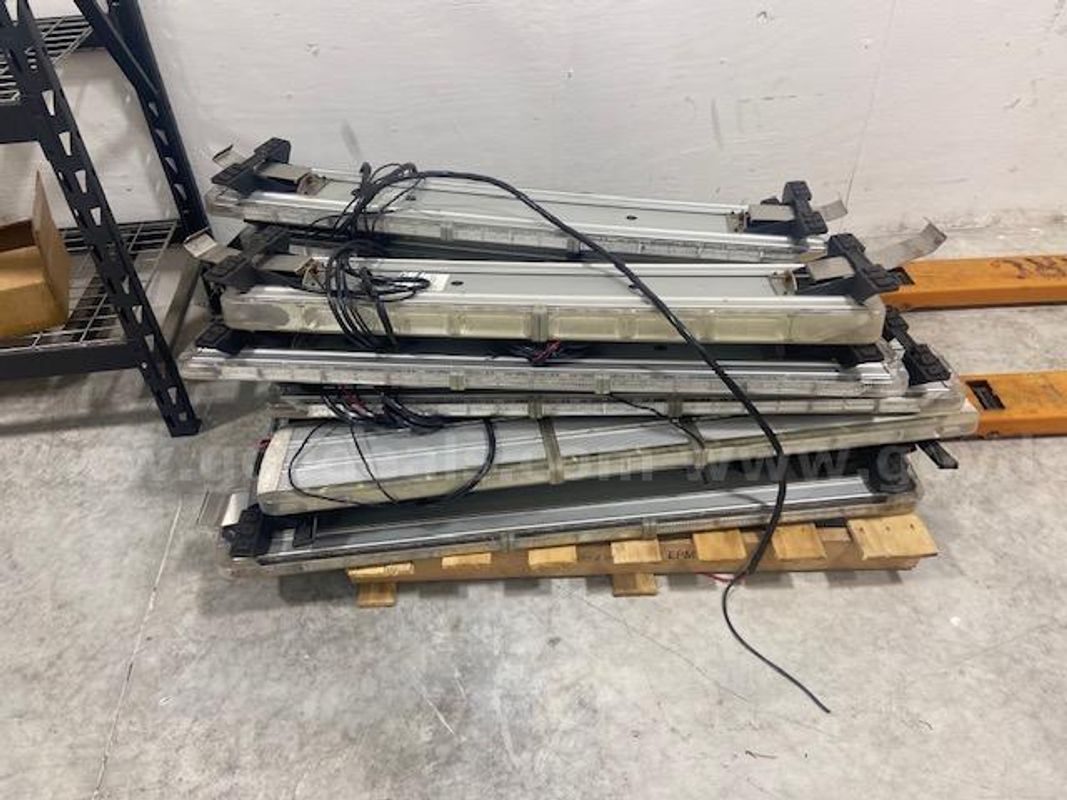 Assorted roof mounted lightbars. Whelen, ETC.