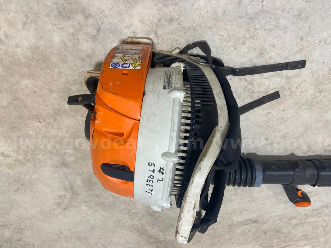 Stihl BR430 backpack blower and Echo PB770T blower.