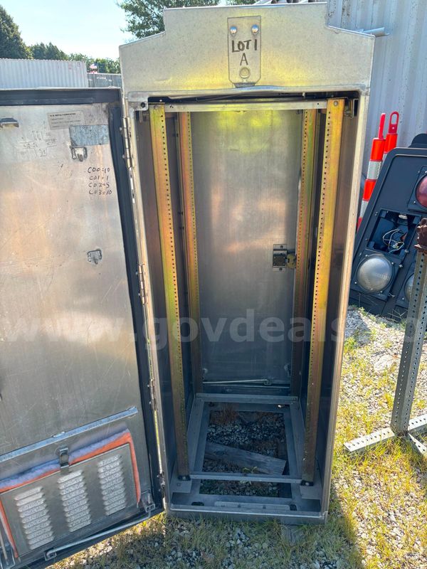 Aluminum Equipment Cabinets (pair)