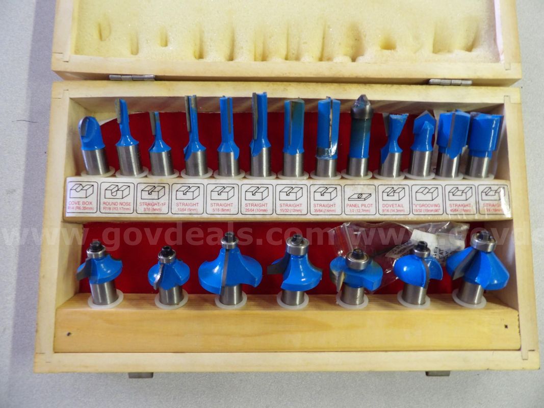 Wooden Box - Router Bit Set