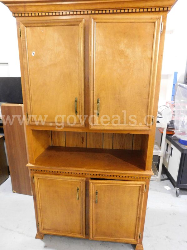 Bookshelf, 2 Cabinets, 2 TV's