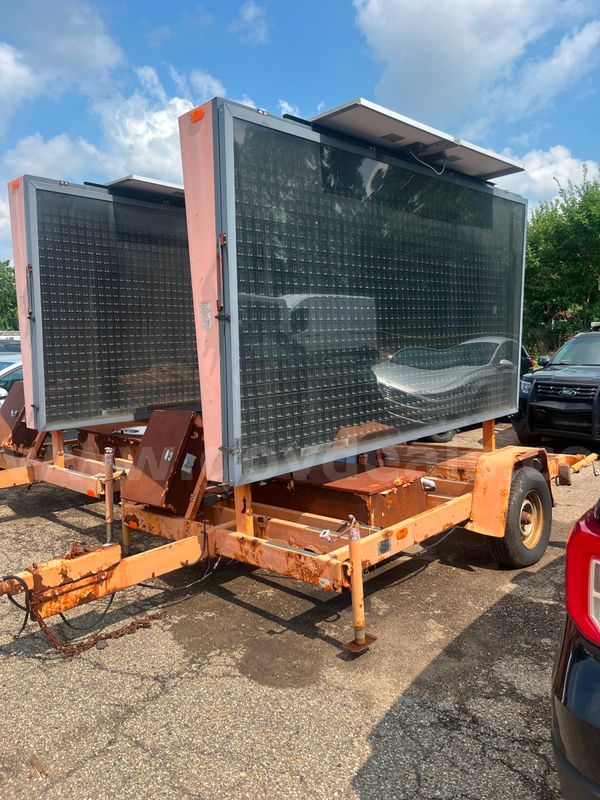 Large sign board trailer