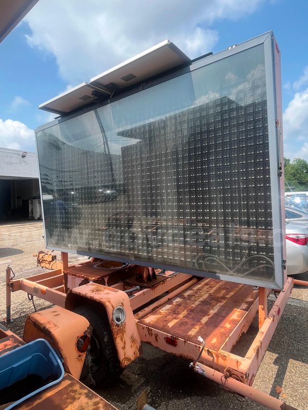 Large sign board trailer