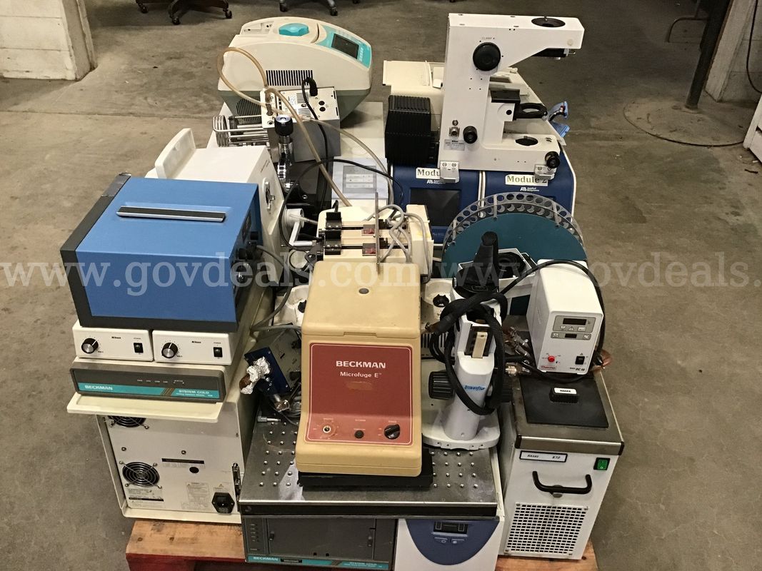 Lot 21 Lab Equipment 847 lbs including pallet