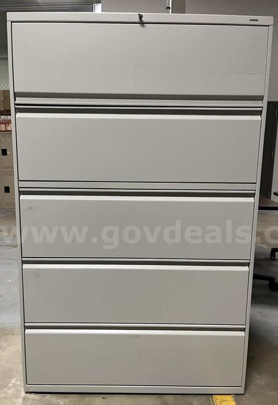5-Drawer Hon Blonde Lateral File
