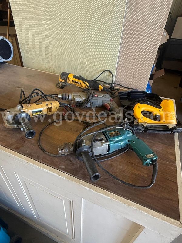Lot of 5 Misc Corded Power Tools