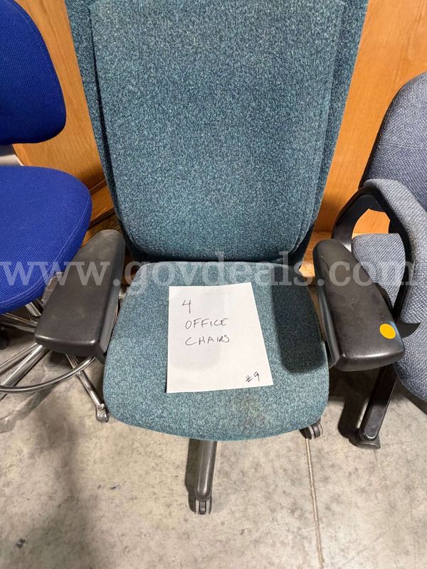 (4) Misc. Office Chairs, various color's