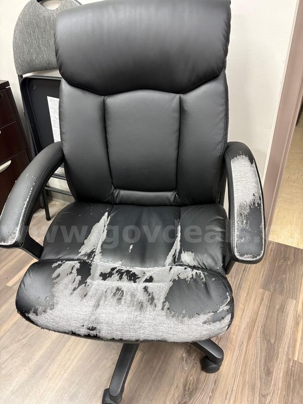 Black Leather Office Chair