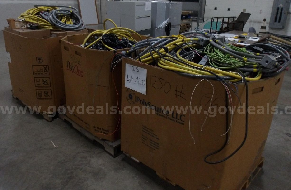 IS LOT - A600 - Scrap Metal, Wires, and Cables (1 of 2)