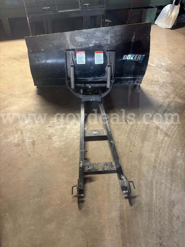 50" Dozer snowplow for atv or riding mower
